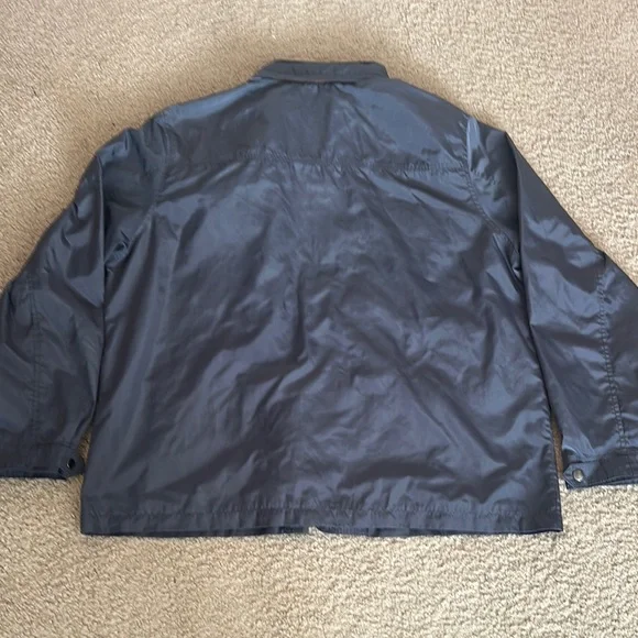 Merona Mens Military Field Jacket Water Resistant Utility Coat Navy Size XXL - Picture 7 of 8